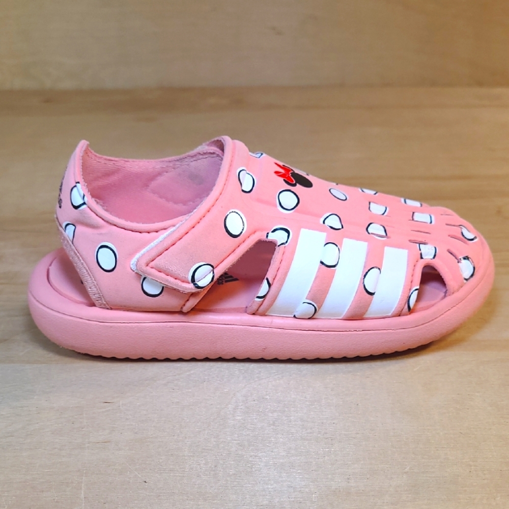 adidas Pink Polka Dot Kids Sandal